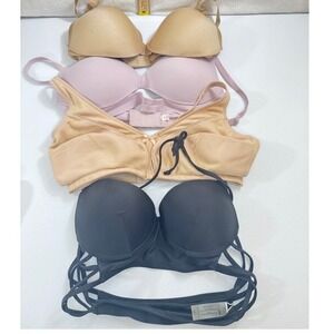 4* Mixed Bra Lot Maidenform Fruit of the Loom  38C 36C  Large